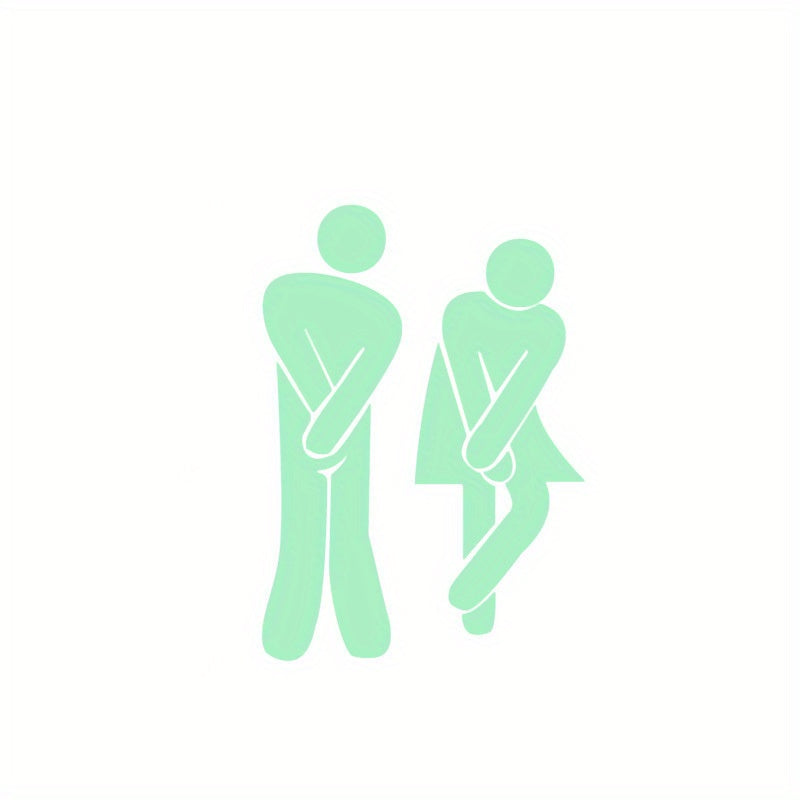 Funny Glow Bathroom Wc Accessories Home Decoration Kitchen Stickers