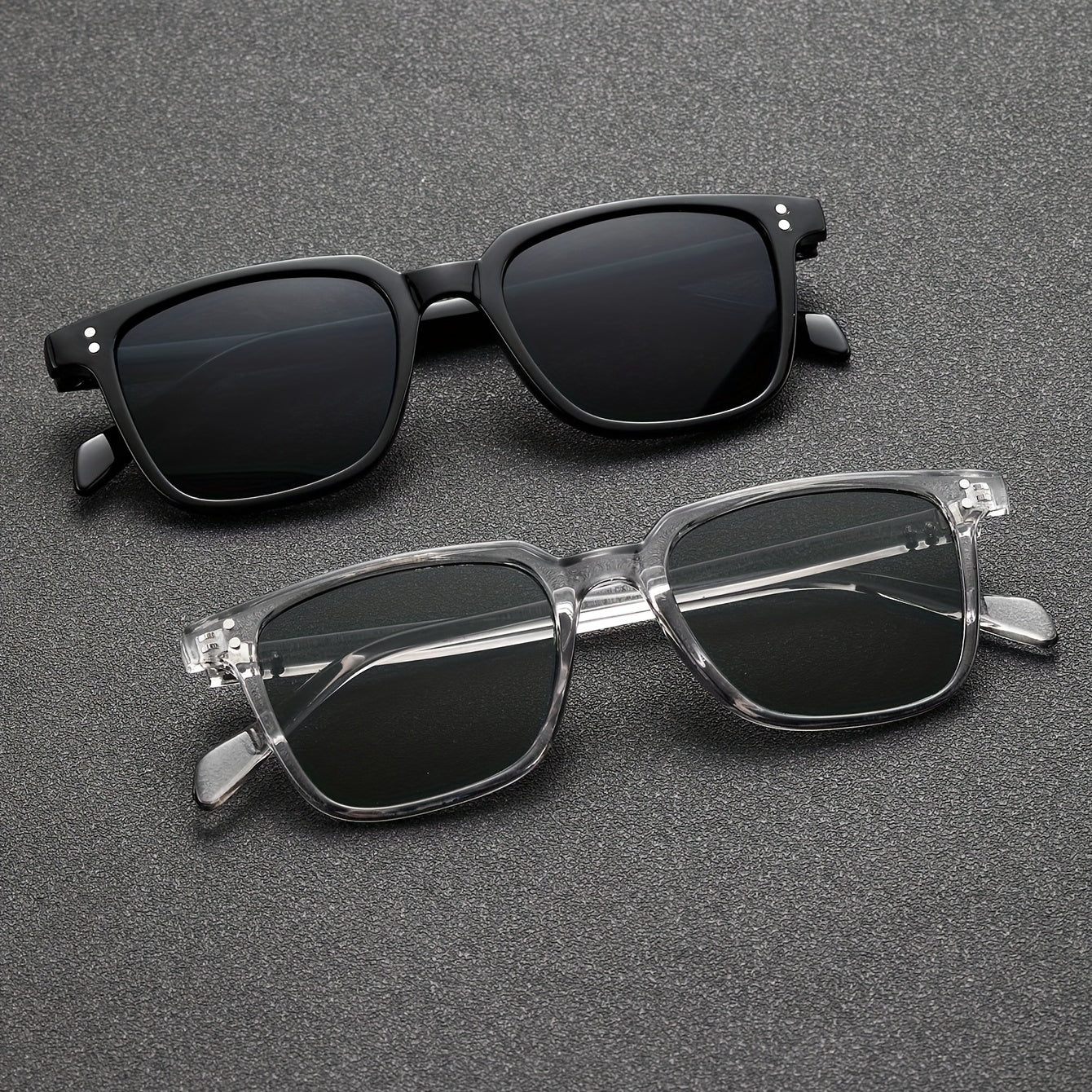 Men's Square Frame Sunglasses Classic Casual Style