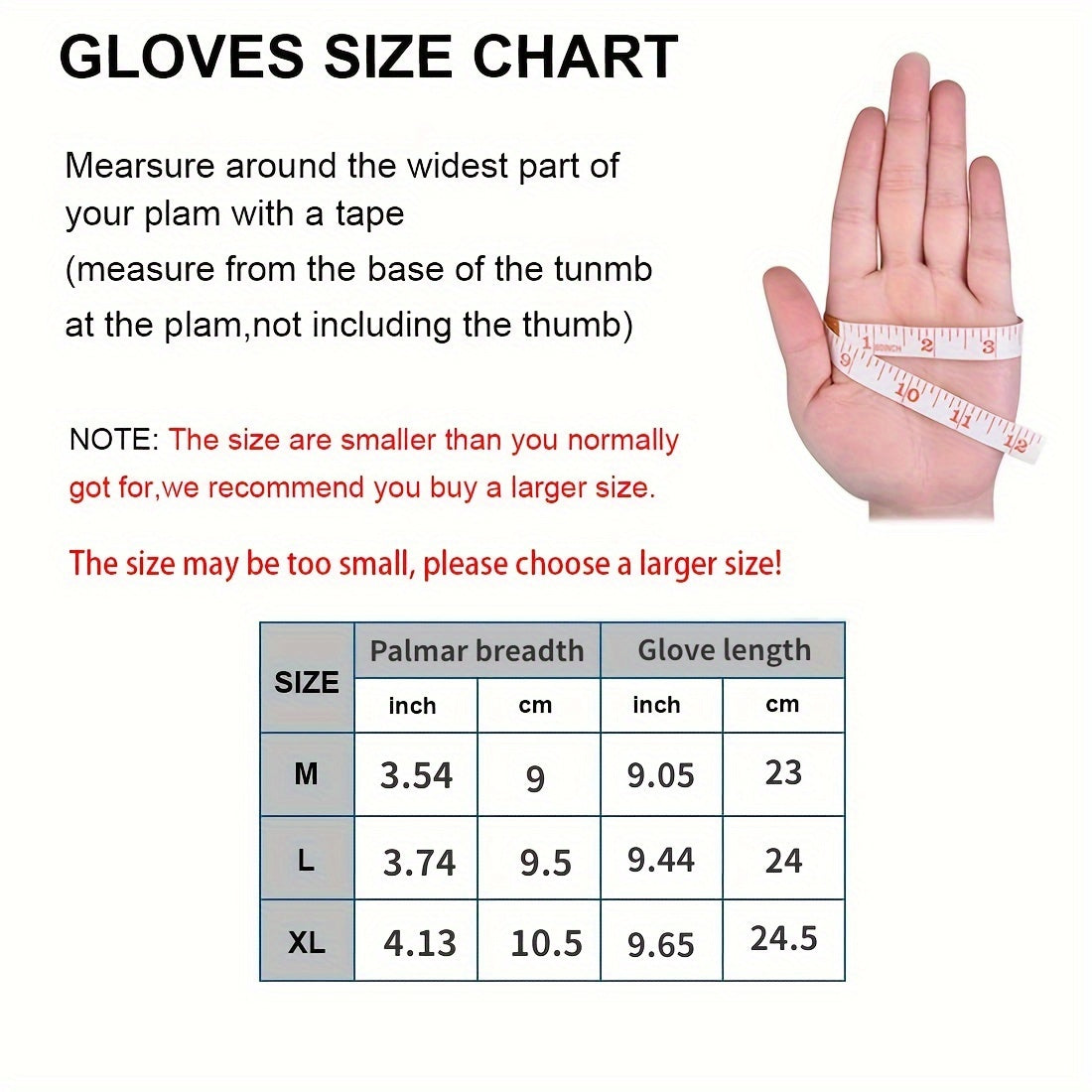Winter Warm Waterproof Touch Screen Gloves for Outdoor Sports