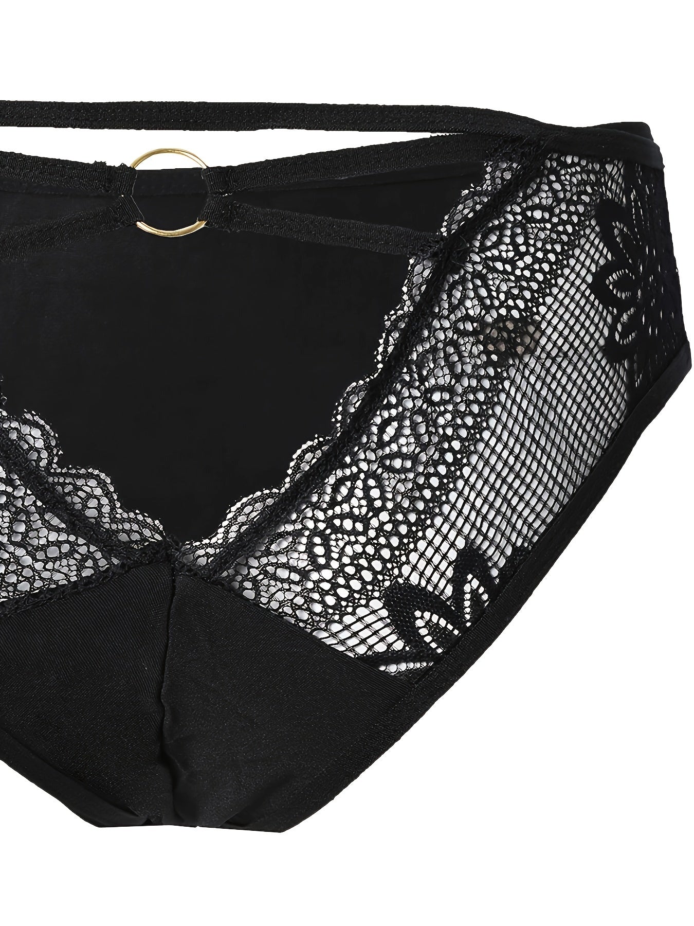 Sexy Brief Women's Plus Lace Sheer Underwear