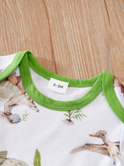 Baby Sea Turtle Short Sleeve Romper Jumpsuit