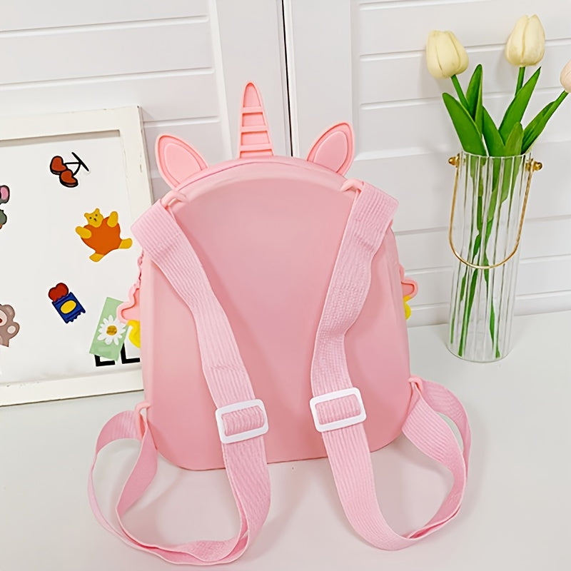 Unicorn Shaped Silicone Backpack for Kids