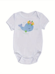 Twins Baby Clothes Summer Romper Triangle Onesie