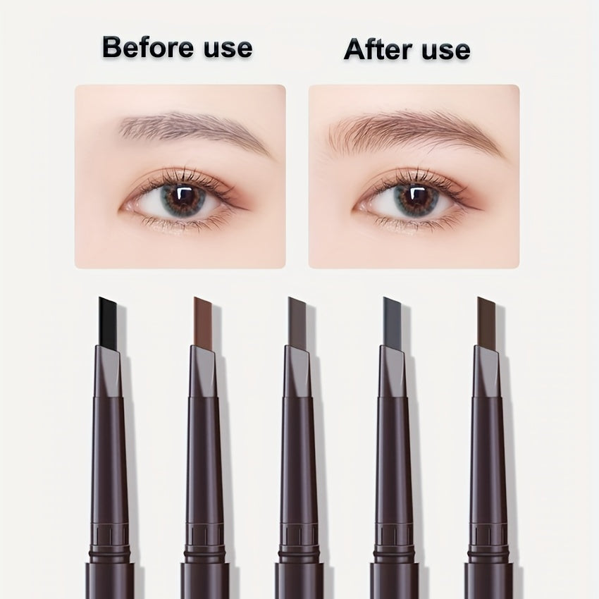 Automatic Eyebrow Pen Long Lasting Double Head Pencil