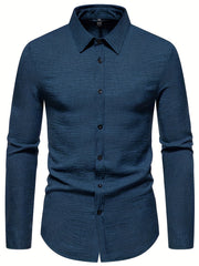Men's Semi-Formal Long Sleeve Shirt