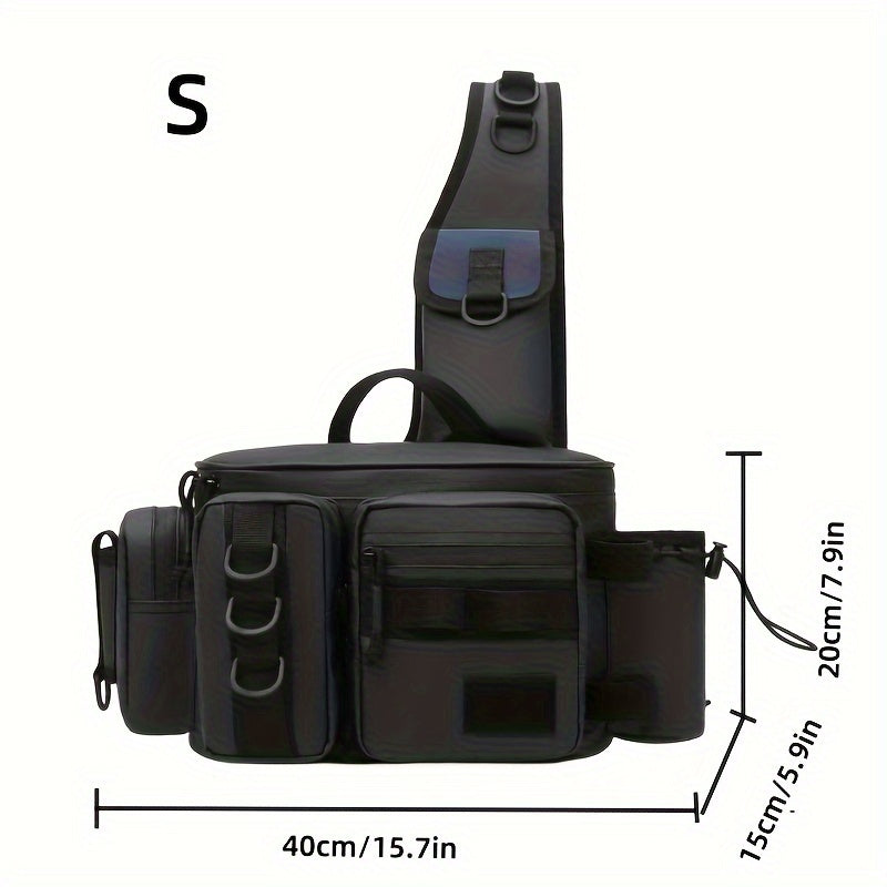 Fishing Tackle Bag Sling Pack Portable Fly Fishing Fanny Pack