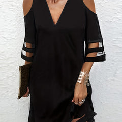 Stylish Mesh Stitch Dress for Women