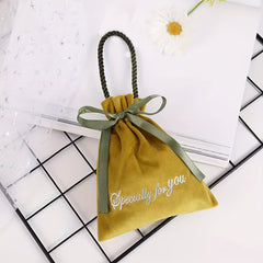 Velvet Drawstring Candy Gift Bag for Parties and Events