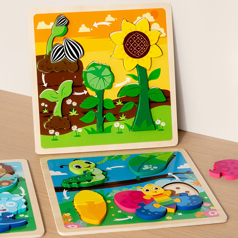 Animal & Nature 3D Jigsaw Puzzle Educational Toy