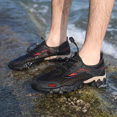 Men's Quick Dry Water Shoes Lightweight Beach Aqua Socks