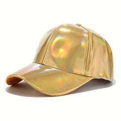 Y2K Laser Baseball Cap Colorful Waterproof Sun Hat