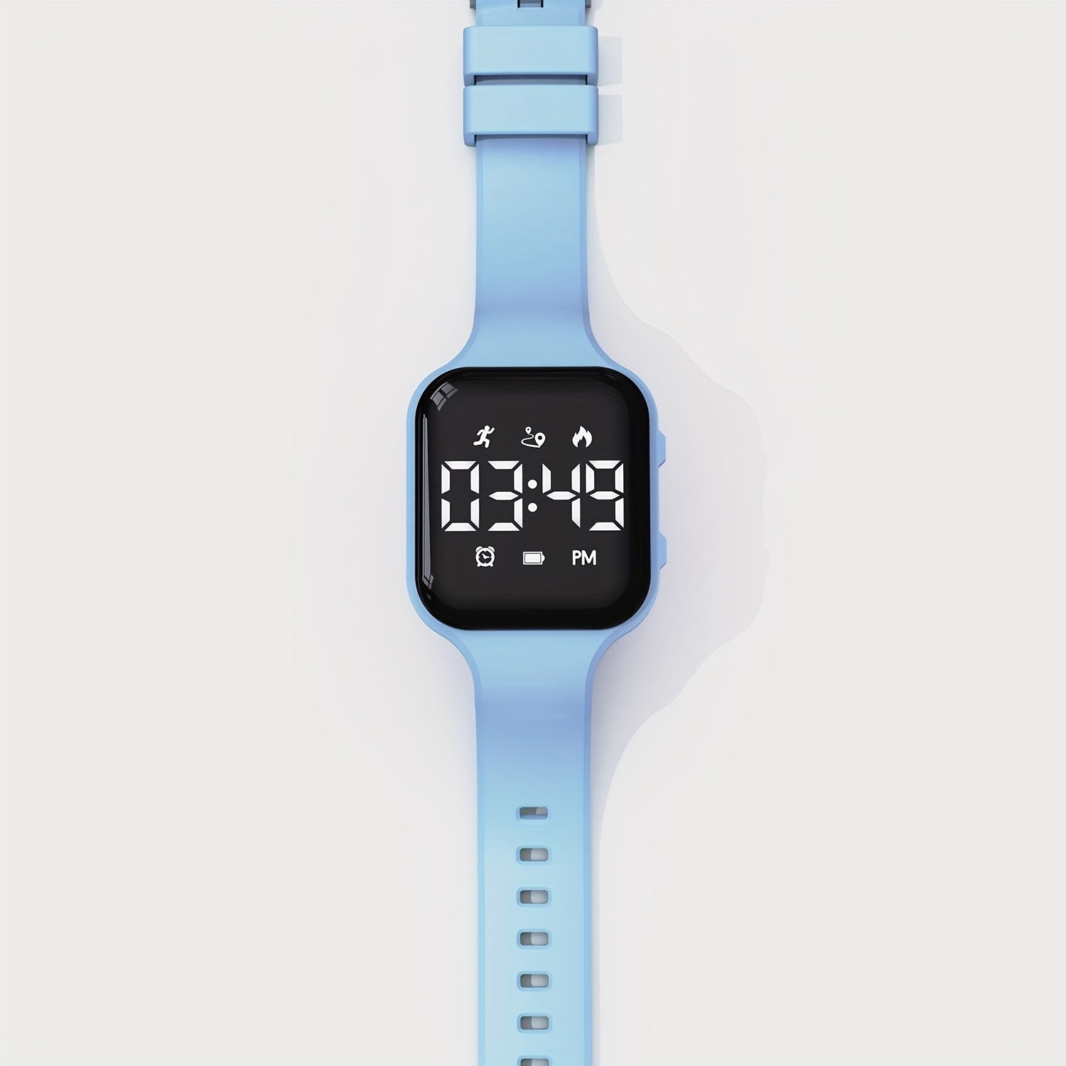LED Digital Pedometer Tracker Activity Watch for Kids