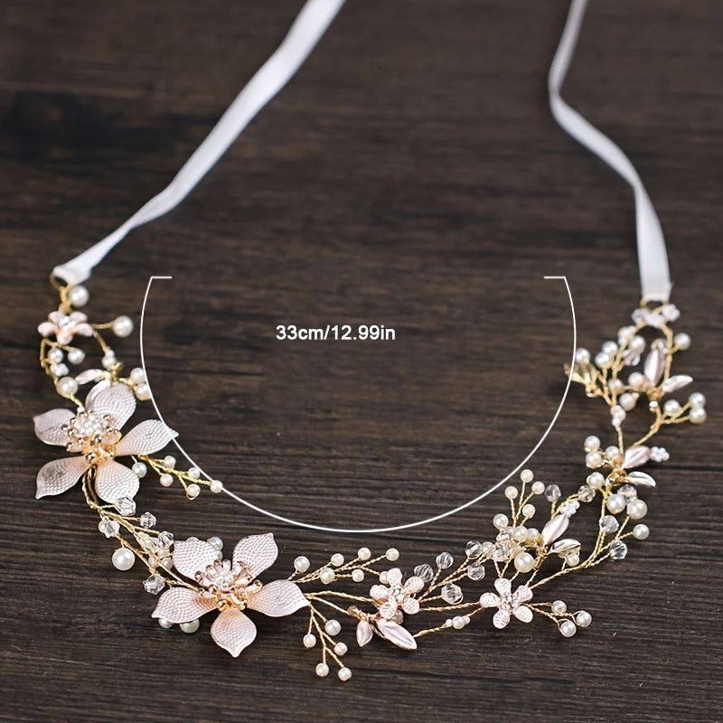 Crystal Flower Hair Accessories For Women