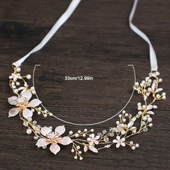 Crystal Flower Hair Accessories For Women