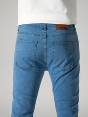 Men's Distressed Slim Fit Ripped Jeans