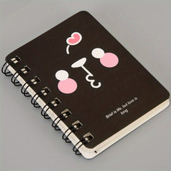 2pcs Mini Spiral Notebooks 80 Sheets 10.41x7.87cm