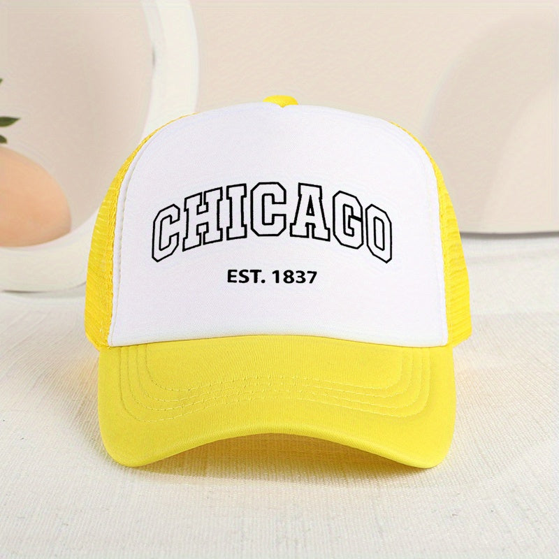 Teen CHICAGO Adjustable Sun Protection Baseball Cap