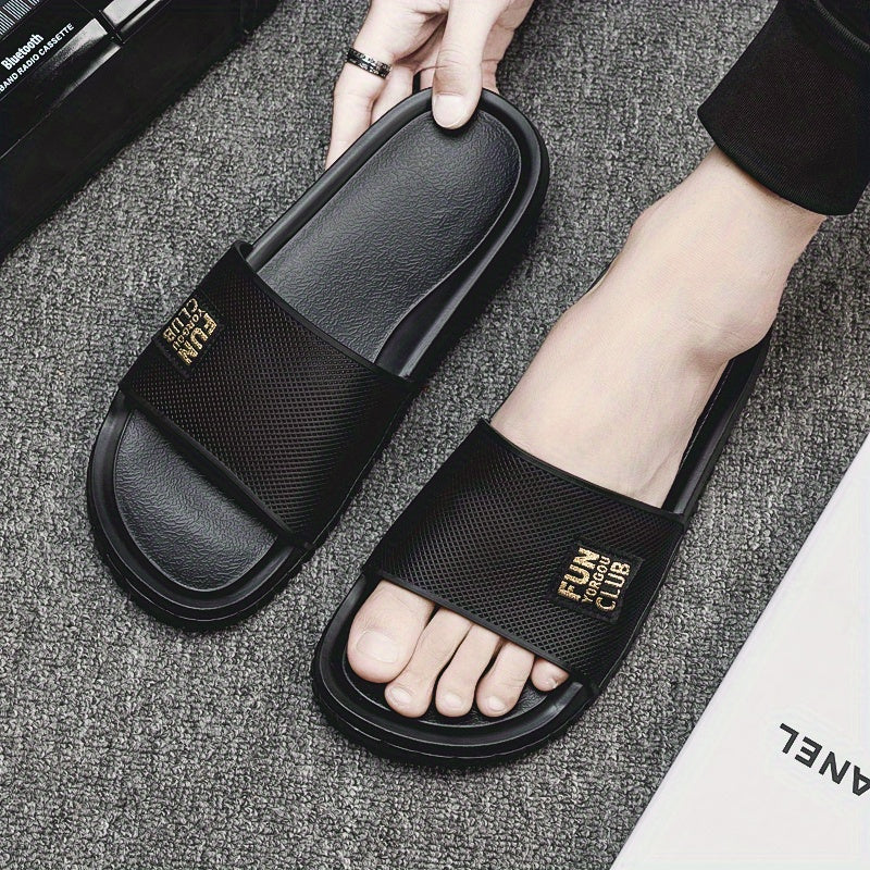 Men's Mesh Slip On Outdoor Slides Summer Slippers