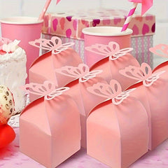 10pcs Creative Pearlescent Paper Butterfly