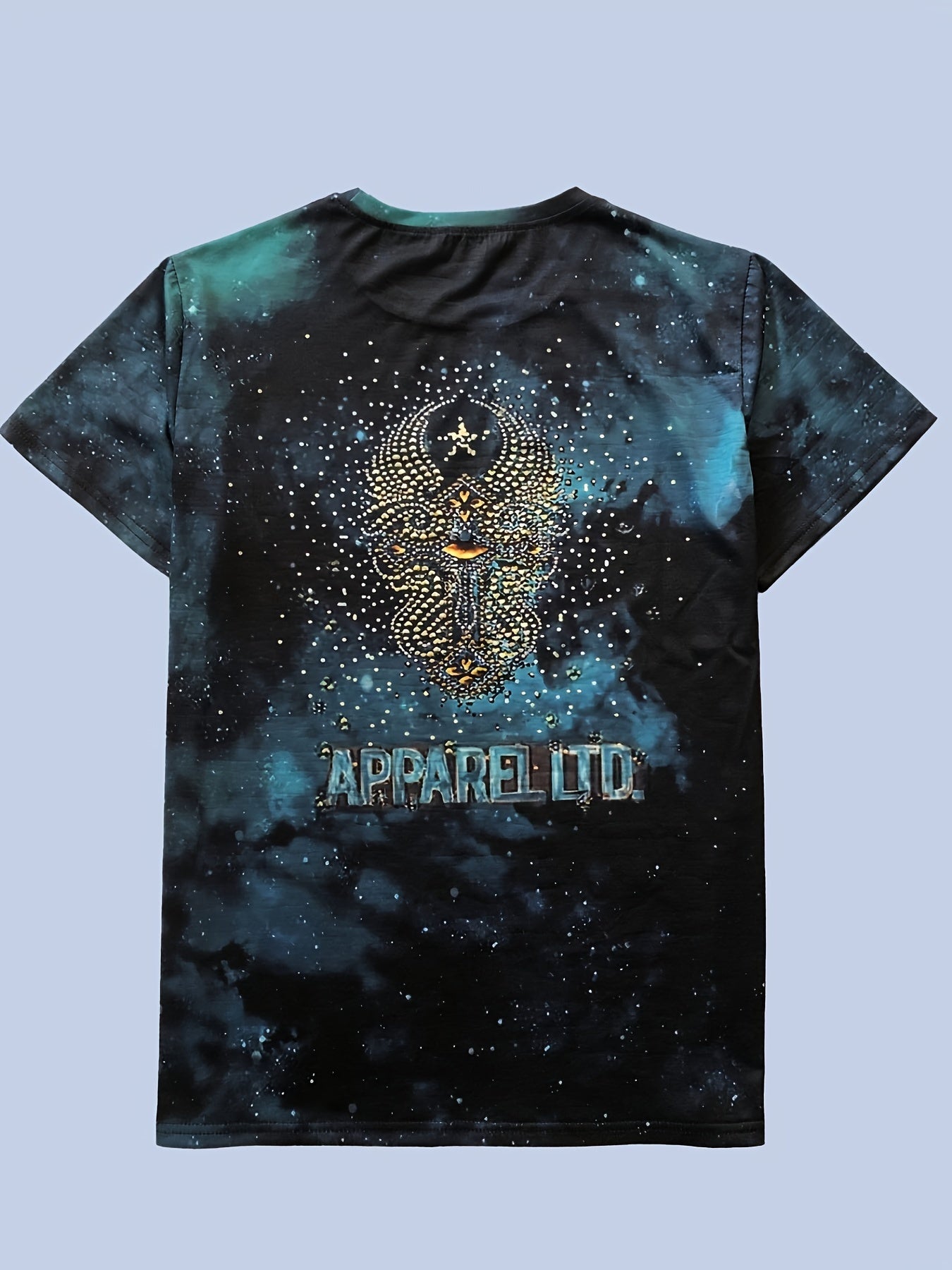 Men's Allover Print Sports T-shirt for Summer