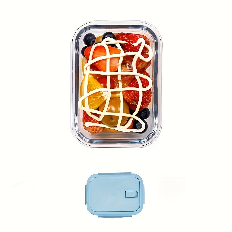 Glass Lunch Box With Lid Bento Box Fresh keeping Box For Office Worker Student