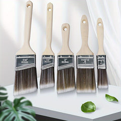 5pc Paint Brushes Set for Wall Cabinet Fence Deck