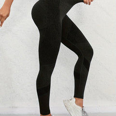 High Waist Seamless Yoga Leggings Butt Lifting High Stretch Yoga Pants