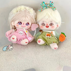 Doll Sweatshirt Suspender Pants Set - 4 Styles Animal Clothes