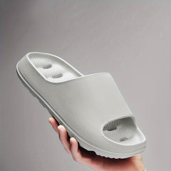 Men's Hollow Out Platform Slides Lightweight Slippers