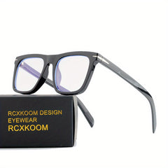Light Blocking Glasses Unisex Clear Lens Anti Eye Strain Eyeglasses