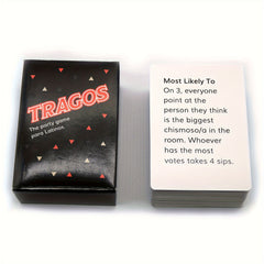 Drinking Game Card Party Game Drinking Cards 100 Cards Tragos B