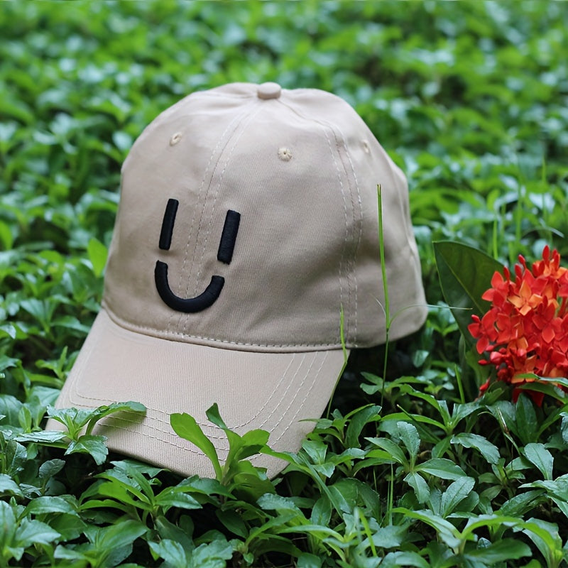 3D U Happy Face Embroidered Baseball Cap Dad Hat Hit Hop Hats For Men Women