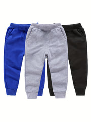 Boys Casual Active Sweatpants Elastic Waist Sports Pant