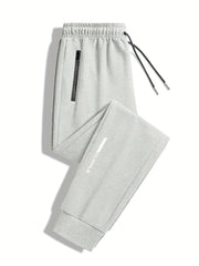 Men's Regular Fit Drawstring Pants for Running Gym