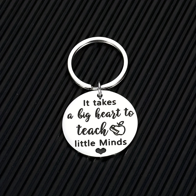 Stainless Steel Thank You Keychain For Teachers Graduation