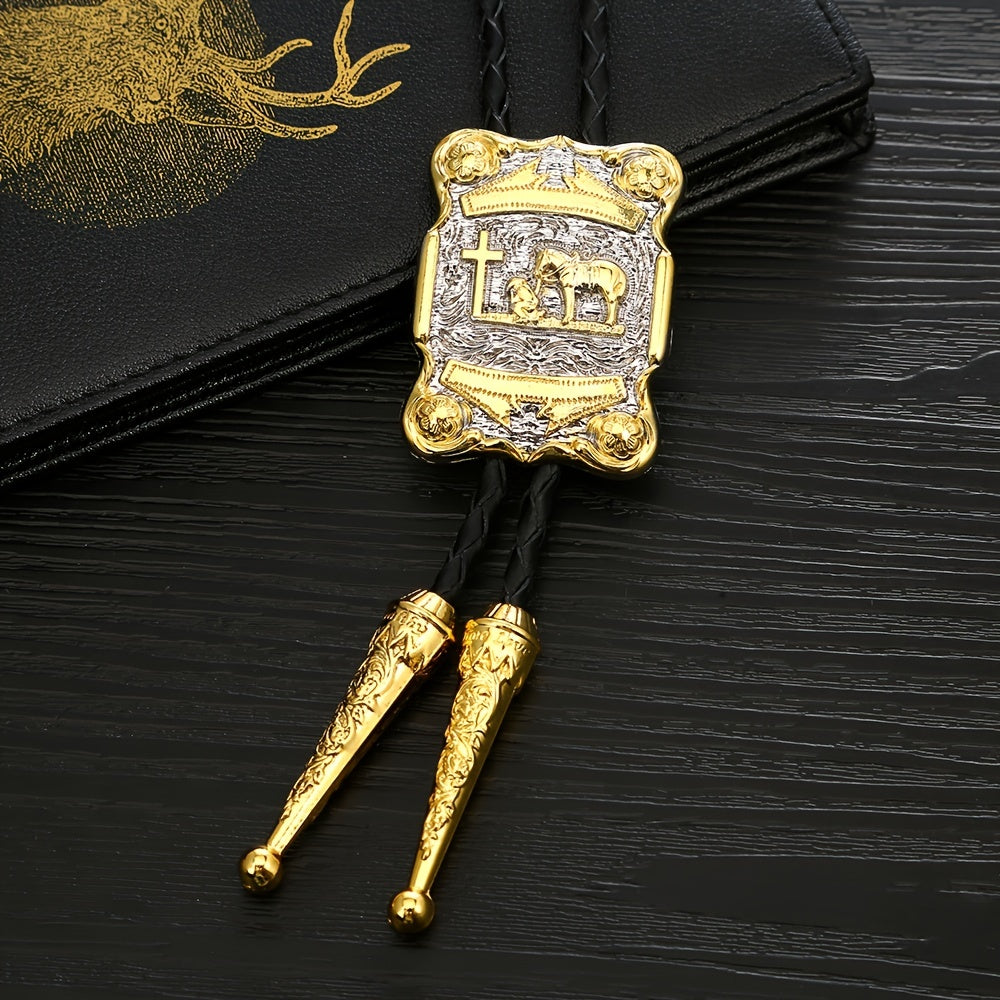 Youth Casual Metal Necktie Necklace Electroplating Tie