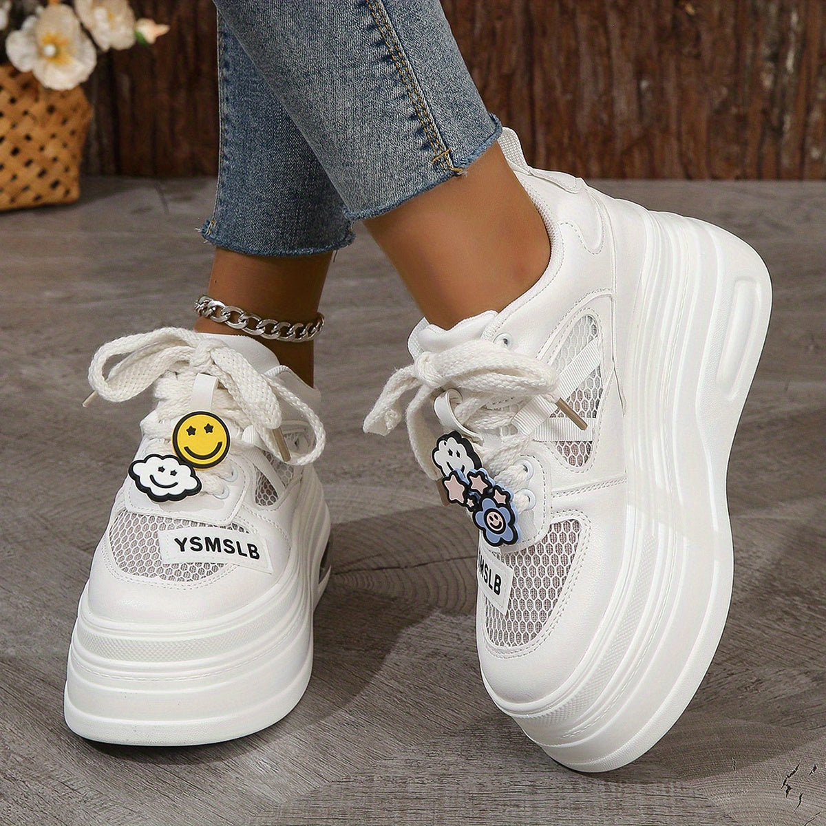 Women's Thick Bottom Soft Outdoor Sports Shoes