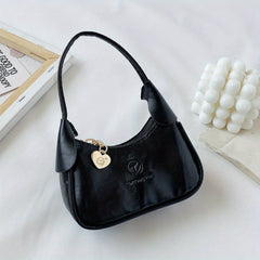 Girls Sweet Princess Handbag Solid Purse Tote Bag Lightweight Shoulder Underarm