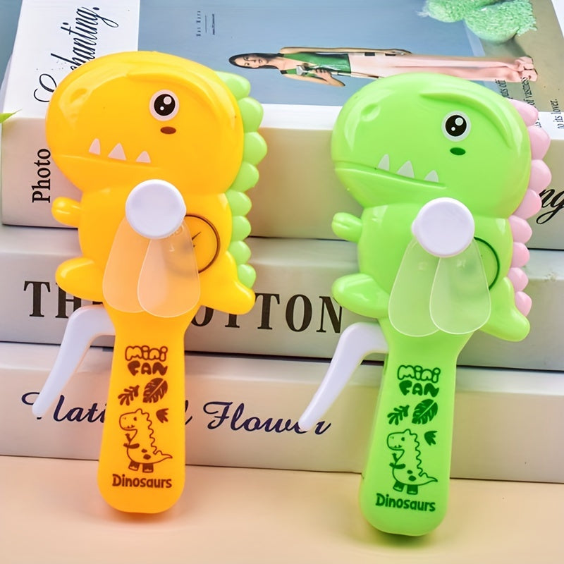 Cartoon Little Dinosaur Handheld Fan Portable Outdoors And Indoors