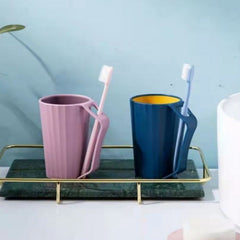 Nordic Teeth Bucket Set Household Brushing Cup Creative Teeth Cyli