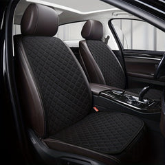 Flax Car Seat Cover Protector Linen Front Rear Back Cushion Pad Mat