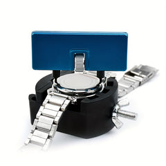 12pcs Watch Repair Kit Screwdriver Wrench Case Opener Holder