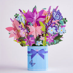 Holiday Pop Up Flower Bouquet Perfect Present For Birthday