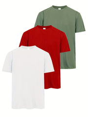 Men's Active T-Shirt - Breathable & Quick for Workouts
