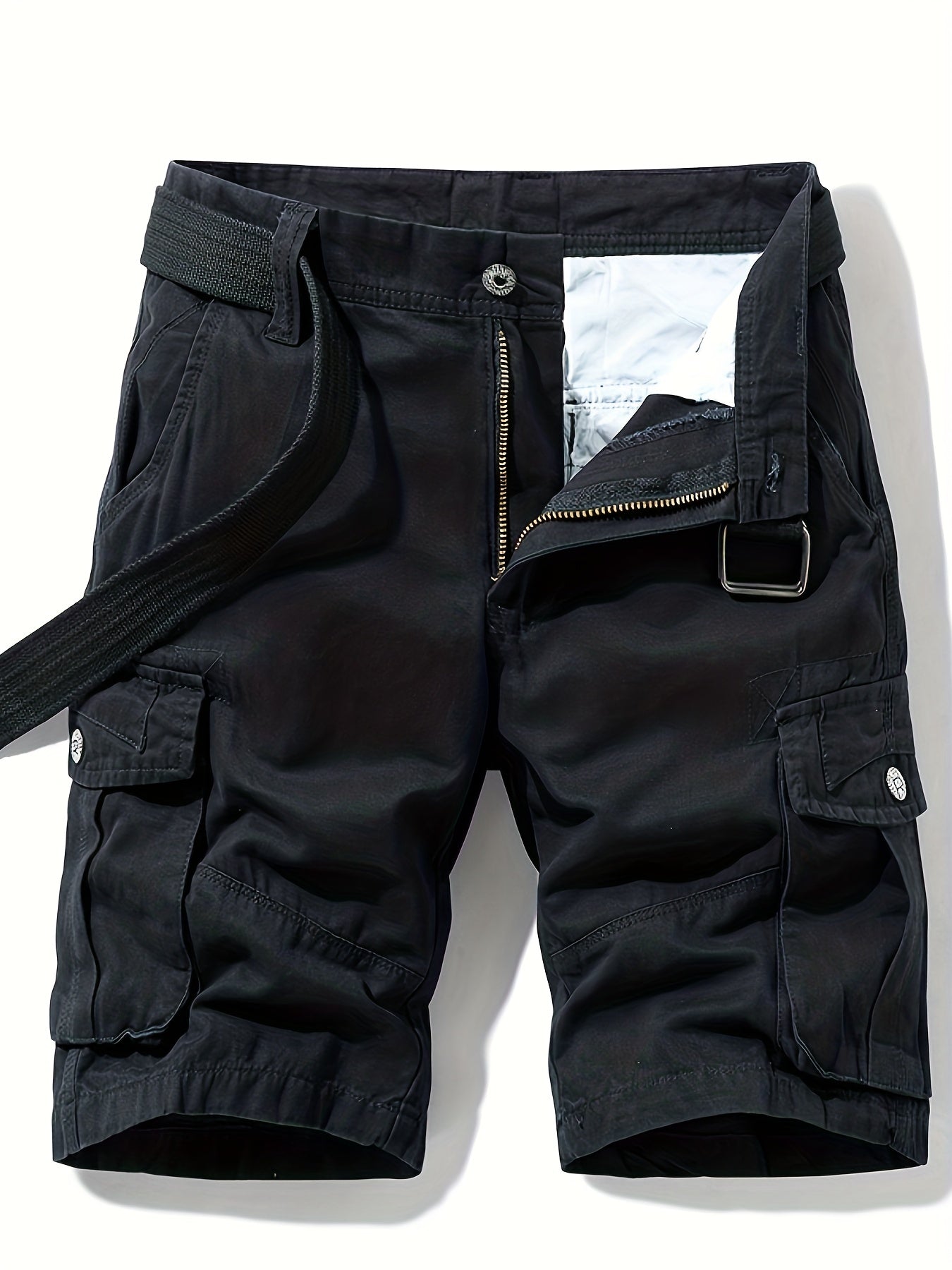 Classic Cargo Cotton Shorts Men's Casual Pocket Shorts For Summer
