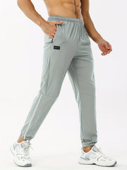 Men's Zipper Pocket Joggers for Summer Activities