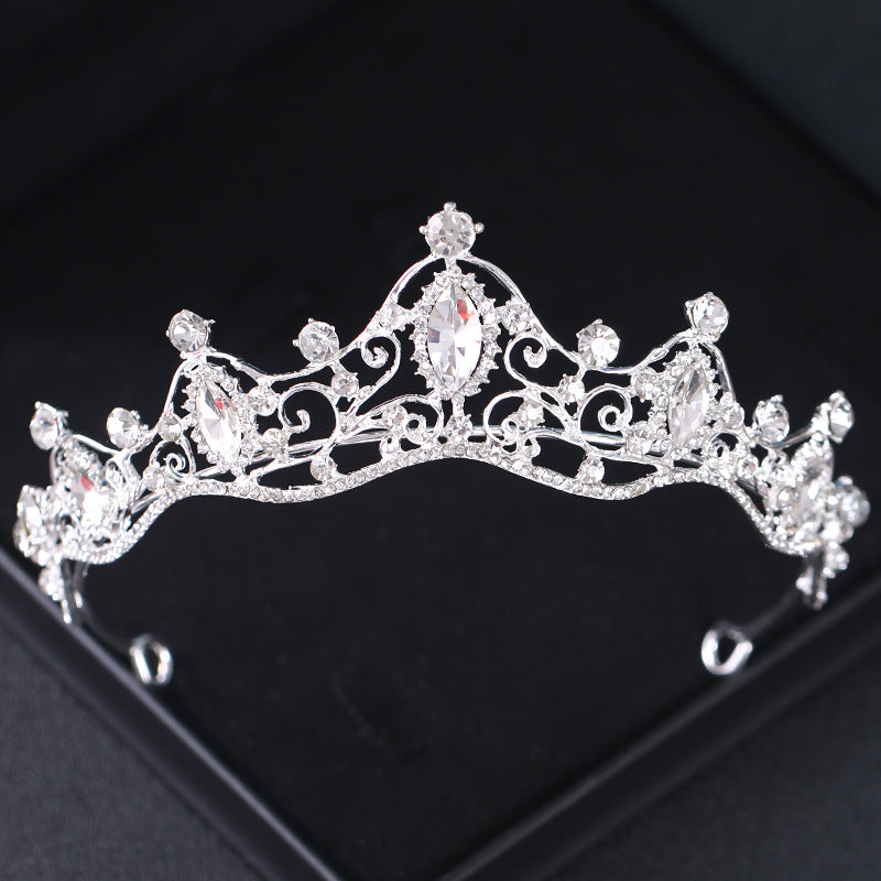 Bride Tiara Crown Jewelry Wedding Hair Tiara Crystal Birthday Hairband