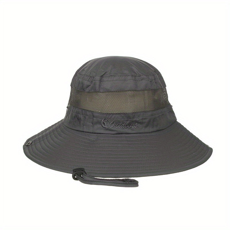Breathable Mesh Visor Bucket Hat UV Sun Hat