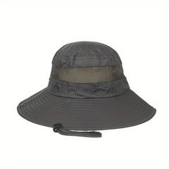 Breathable Mesh Visor Bucket Hat UV Sun Hat