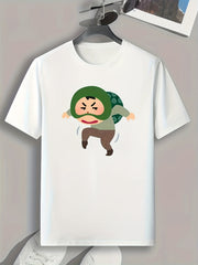Cartoon Thief Men's Graphic T shirt Casual Comfy Tees For Summer